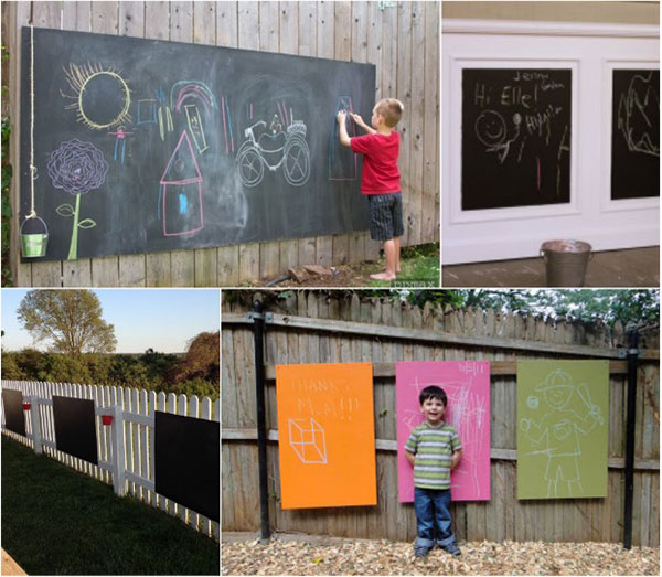 outdoor chalkboard