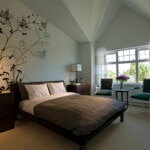 Wall Painting in Contemporary Bedroom
