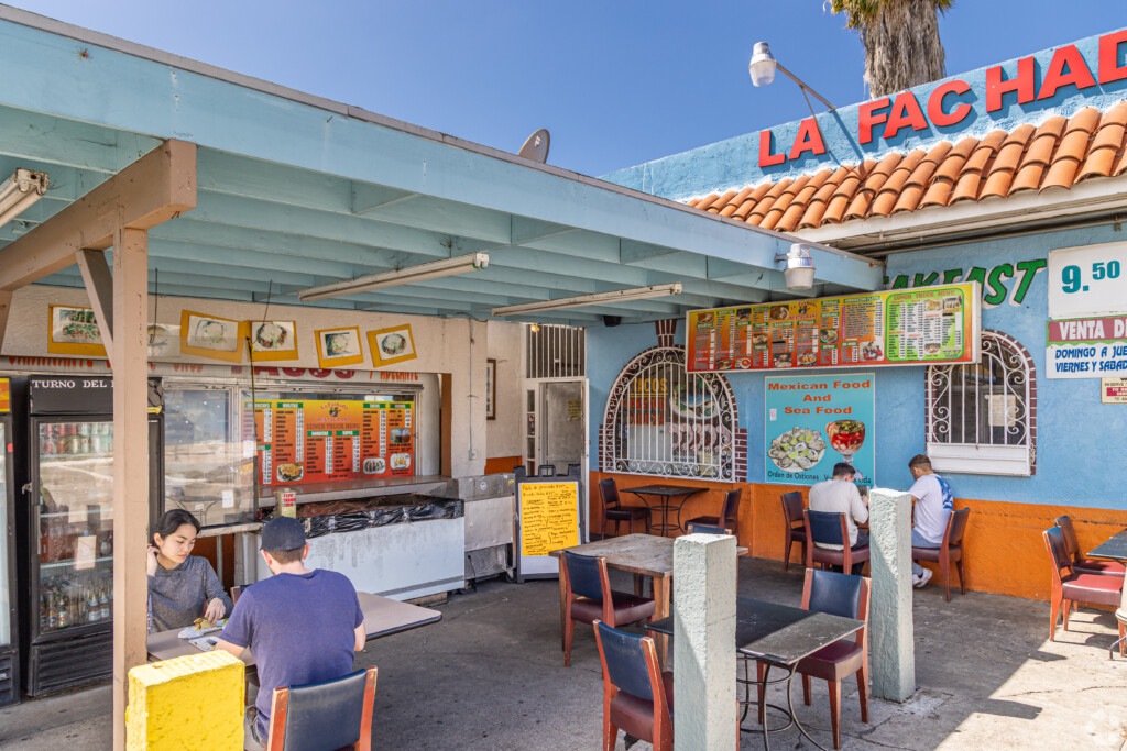 La Fachada is a no frills, lots-of-flavor Mexican food cafe in the Sherman Heights neighborhood of San Diego.