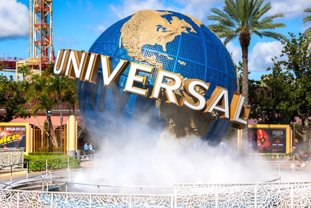 The sign at Universal Studios in Orlando, Florida.