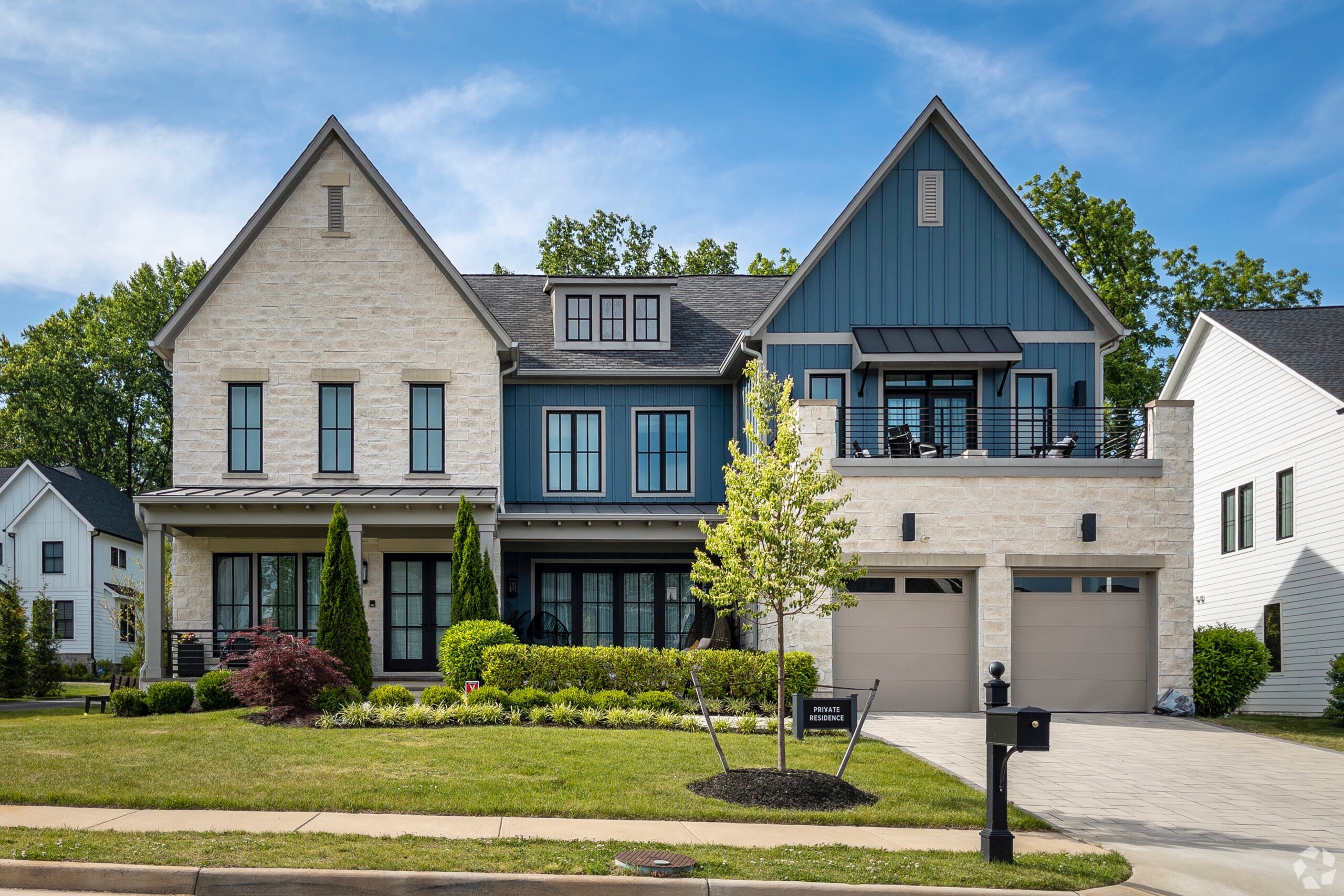 Stylish homes with creative landscaping are common in McLean.
