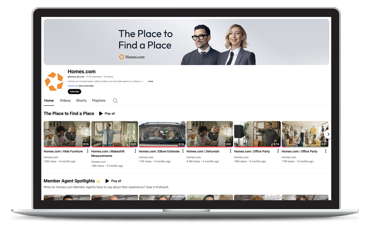 Homes.com YouTube Channel